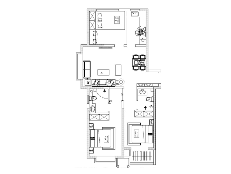 榮盛城112平新中式