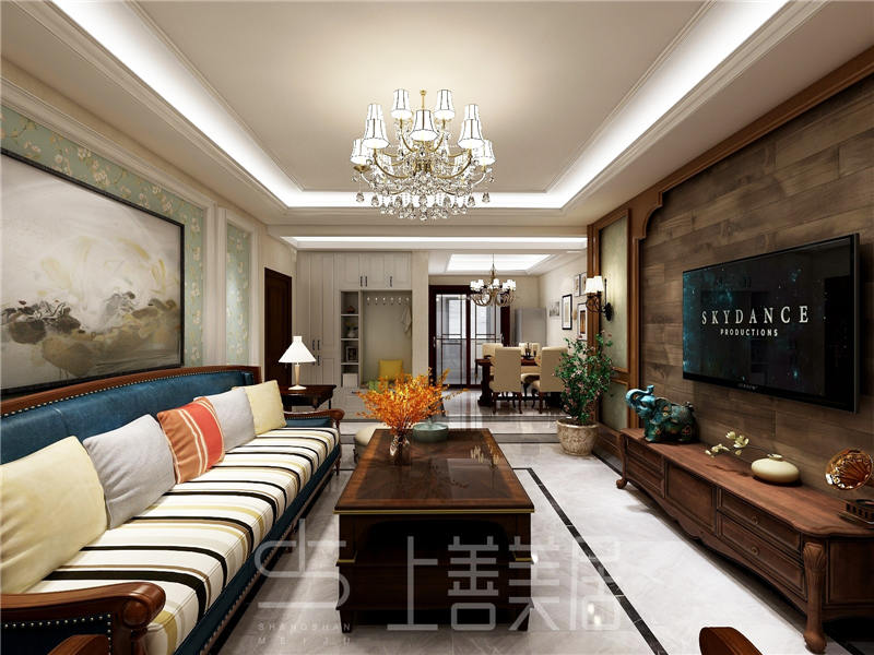 榮盛城132平美式