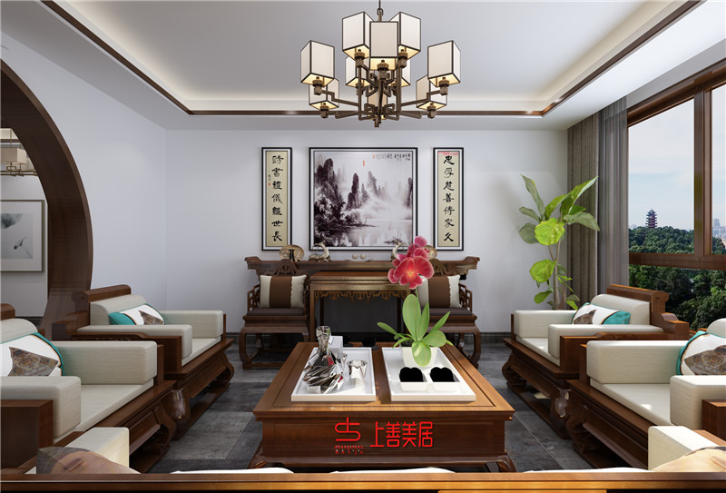 卓達玫瑰園400㎡中式