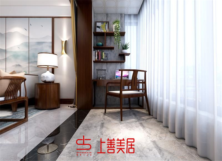 陽(yáng)光水岸139㎡新中式