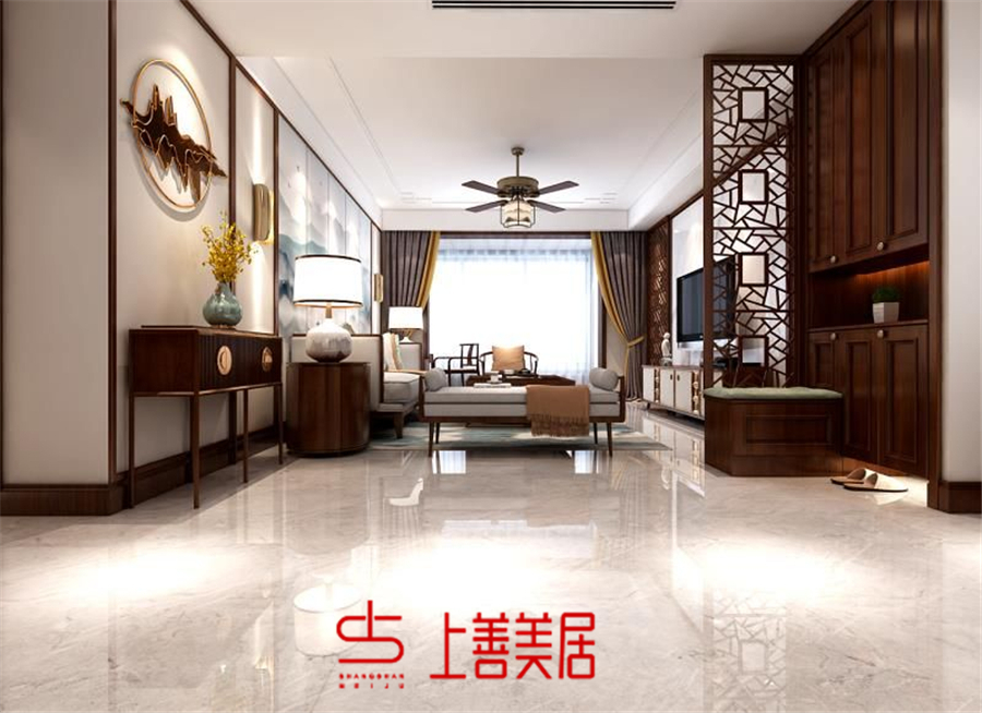 陽(yáng)光水岸139㎡新中式