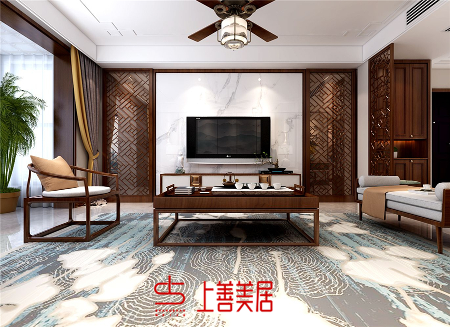 陽(yáng)光水岸139㎡新中式