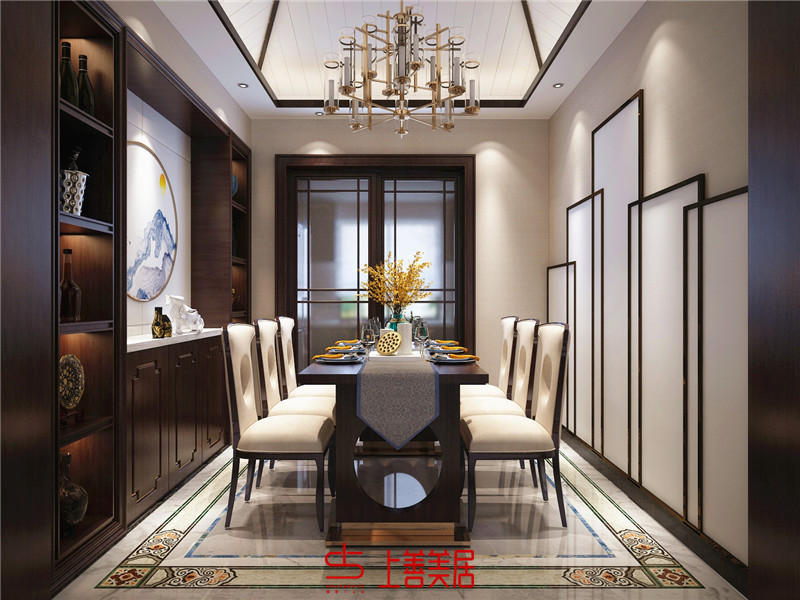 正定陽(yáng)光花園190㎡新中式