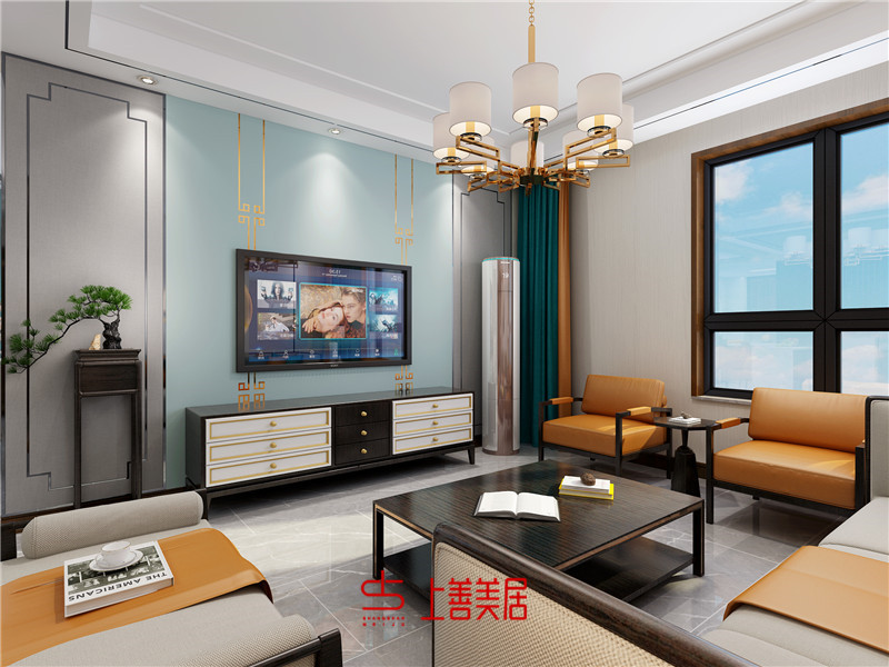 天河悅城/129㎡/新中式