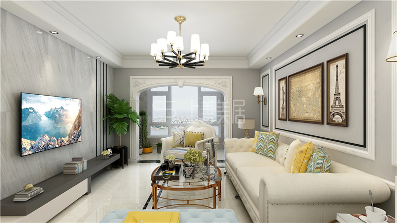 奧北公元/135平/簡歐混搭