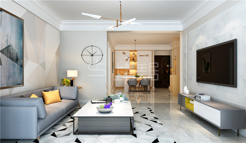 盛邦大都會(huì)/80平/簡(jiǎn)約原木風(fēng)格