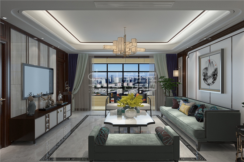 天河悅城/168平/新中式