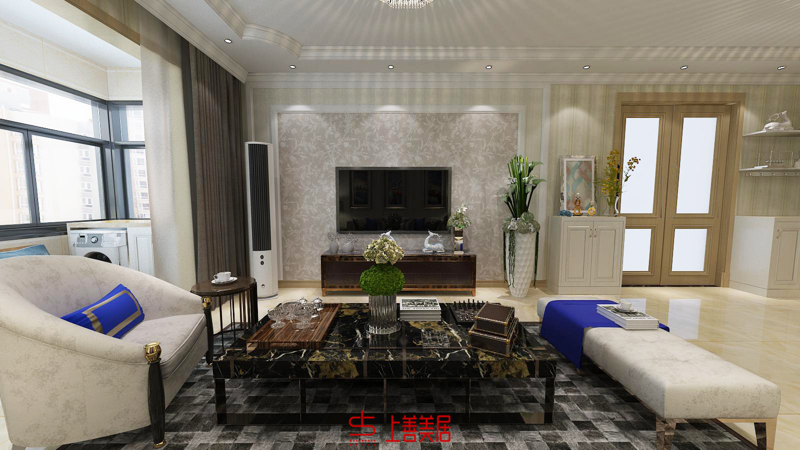 陽光水岸125平現(xiàn)代簡約