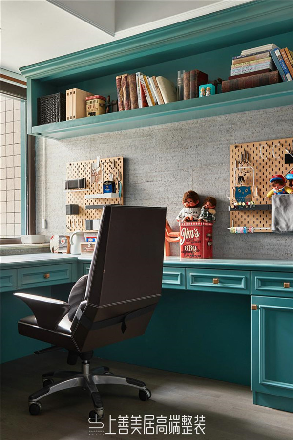 正定自建別墅326平美式裝修效果圖