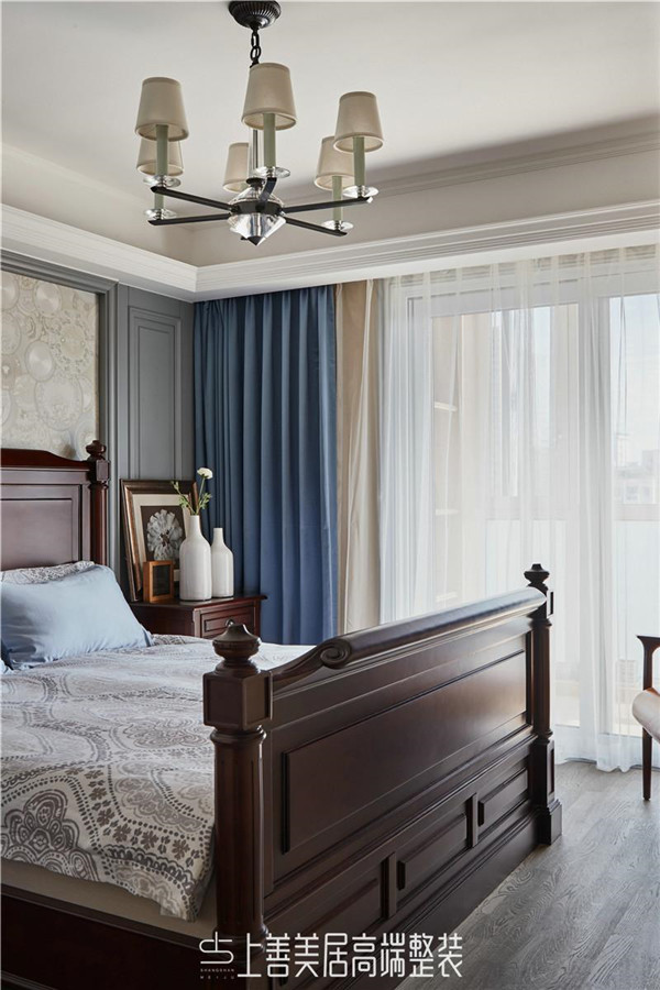 正定自建別墅326平美式裝修效果圖