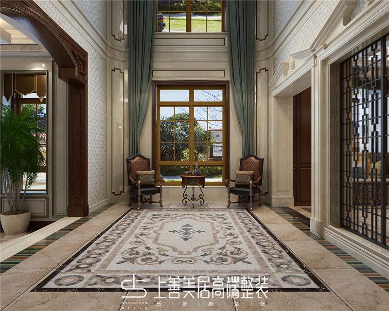 原河名墅600平米美式裝修效果圖