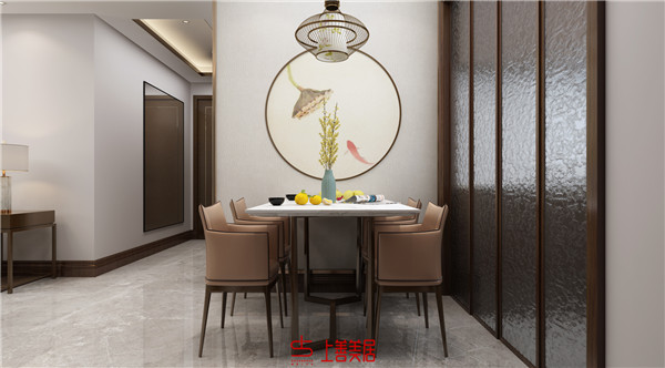 幸福城110㎡三室兩廳兩衛(wèi)新中式