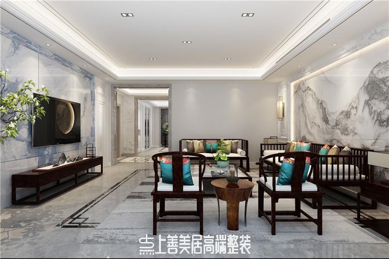 榮盛華府中式裝修