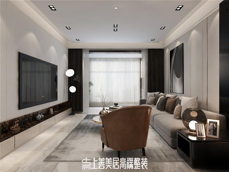 白金漢府130平簡約風格