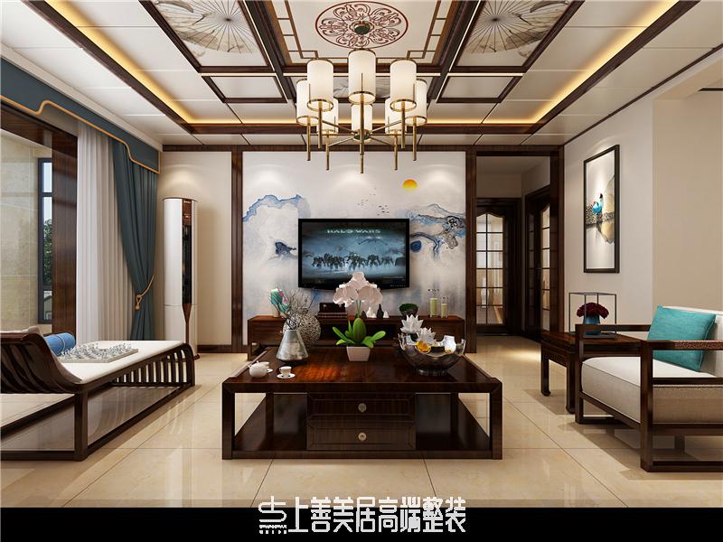 健康城139平中式裝修效果圖