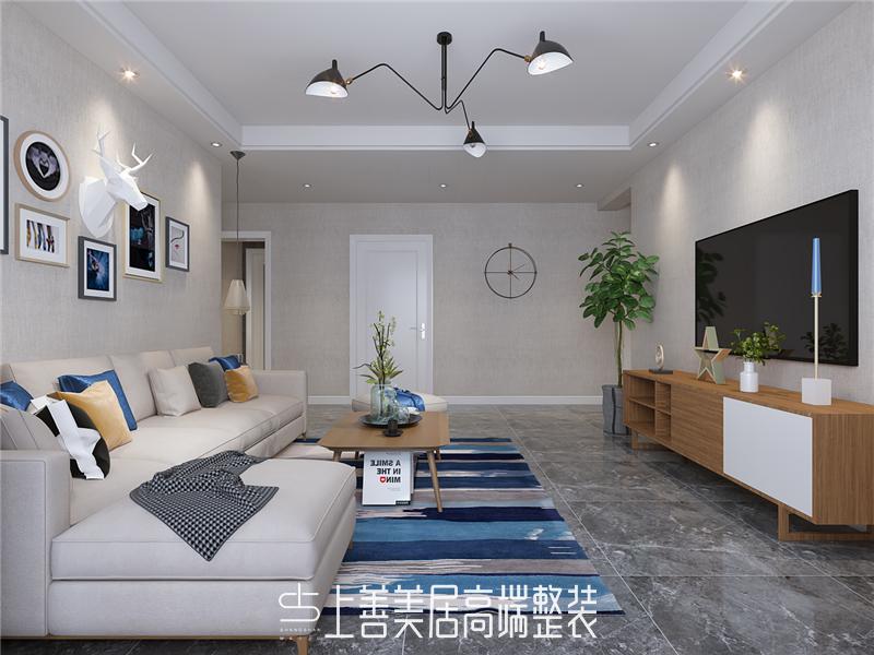 鹿泉健康城130平現(xiàn)代裝修效果圖