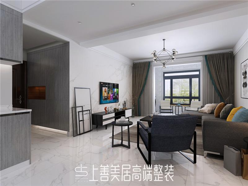 建和園130平簡(jiǎn)約裝修效果圖