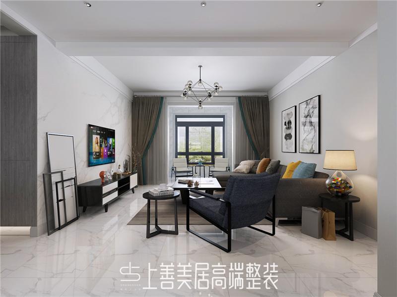 建和園130平簡(jiǎn)約裝修效果圖