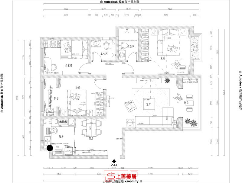博雅盛世/135㎡/輕奢