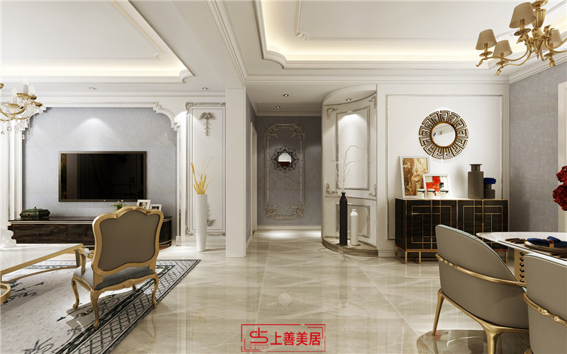 瀚唐三期/135㎡/法式輕奢