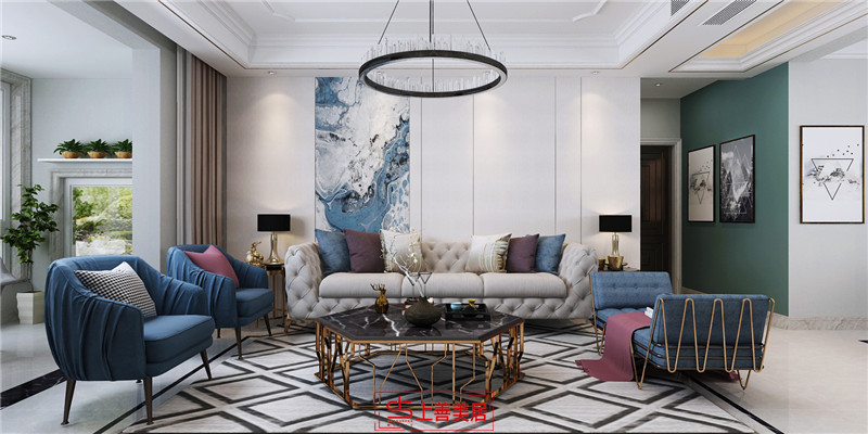 盛邦六區(qū)/139㎡/現(xiàn)代輕奢