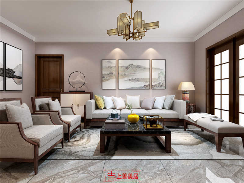 西苑小區(qū)/78㎡/現(xiàn)代中式