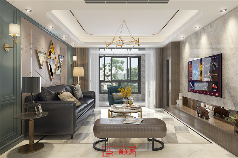 榮盛城/三室兩廳/140㎡裝修效果圖