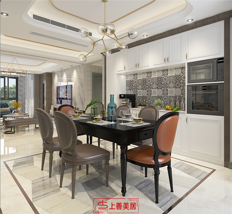 榮盛城/三室兩廳/140㎡裝修效果圖