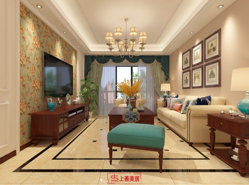 林蔭大院/125㎡/美式