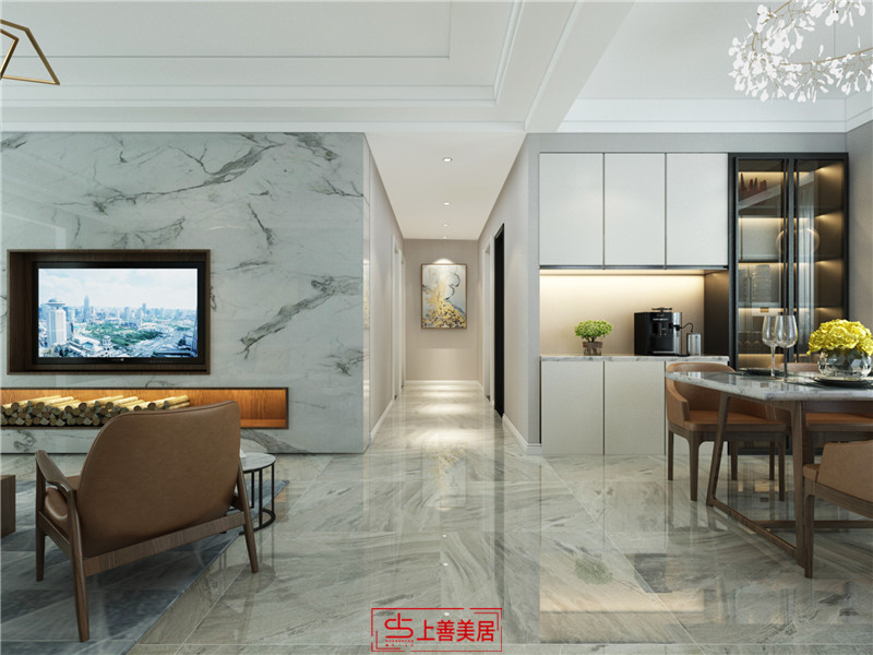 潤德天悅城/138㎡/輕奢風(fēng)格