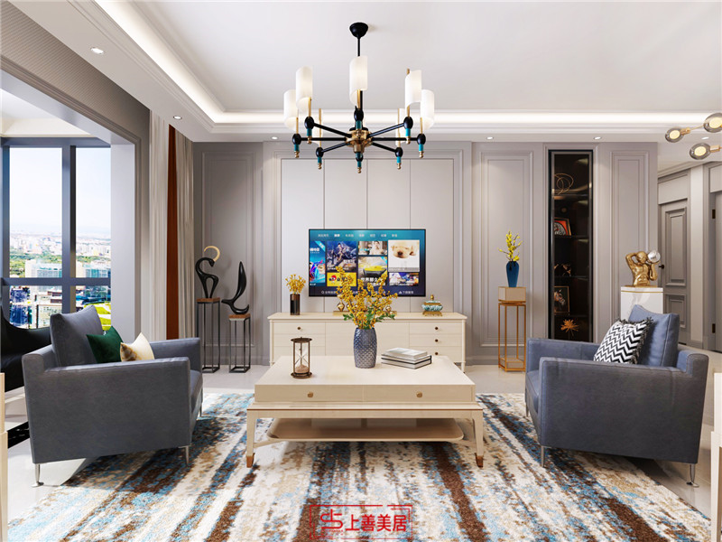 中基禮域/140㎡/美式