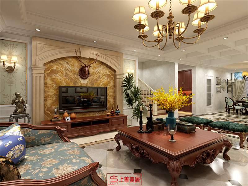 天山熙湖瀾岸/200㎡/美式