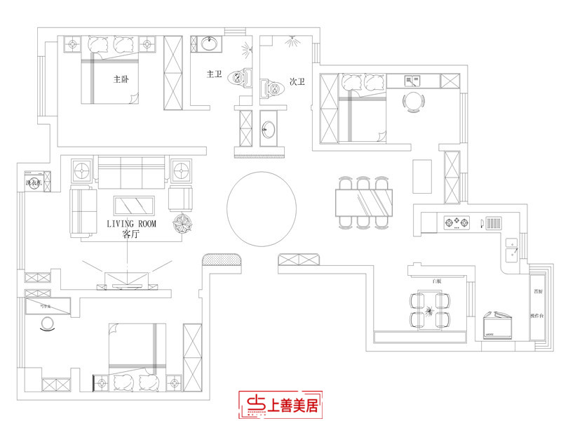 潤德天悅城/139㎡/現(xiàn)代