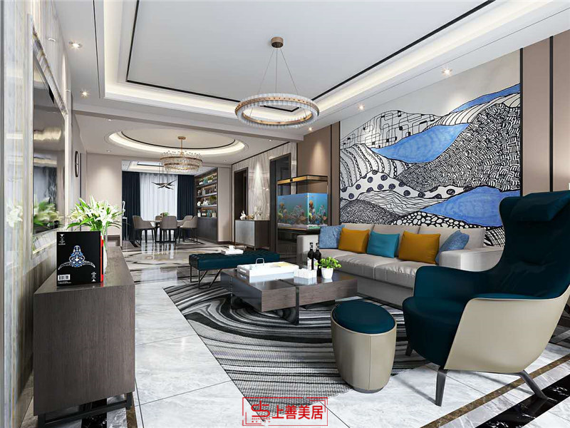 誠信小區(qū)/140㎡/現(xiàn)代港式