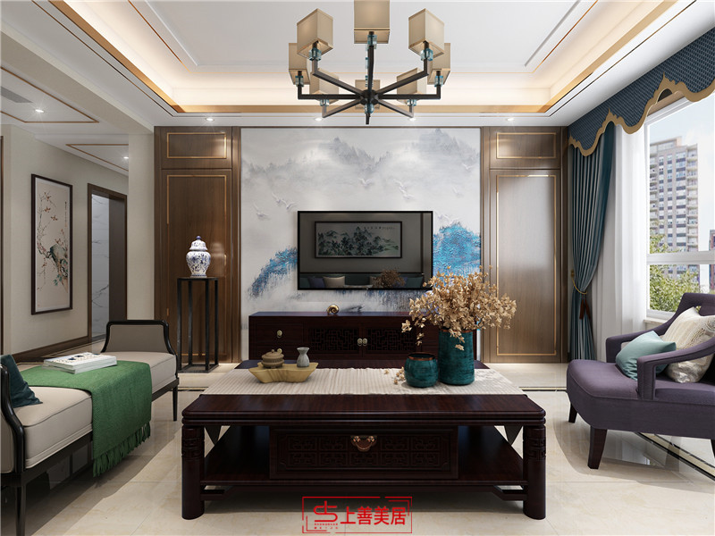 國(guó)赫天著/135㎡/新中式