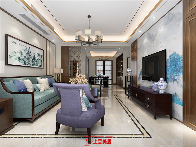 國(guó)赫天著/135㎡/新中式