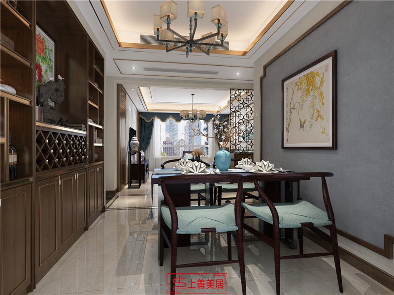 國(guó)赫天著/135㎡/新中式