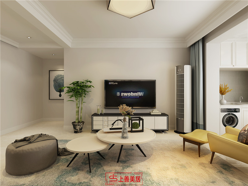 榮盛城130平現(xiàn)代風(fēng)格裝修效果圖