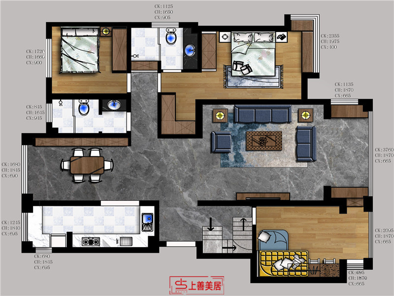 君悅府/140㎡/現(xiàn)代