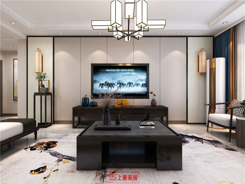 富達(dá)山莊/130㎡/新中式