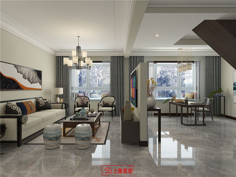 軍薔苑/200㎡/新中式