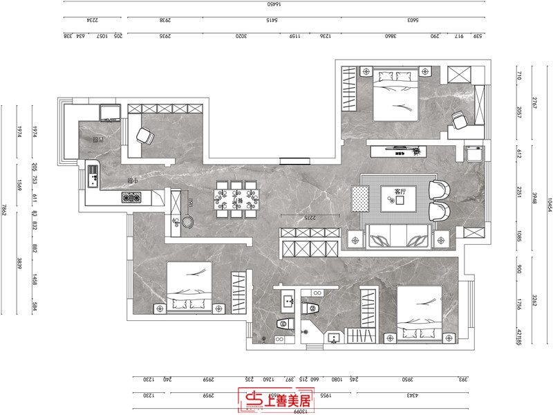 天悅城/139㎡/現(xiàn)代風