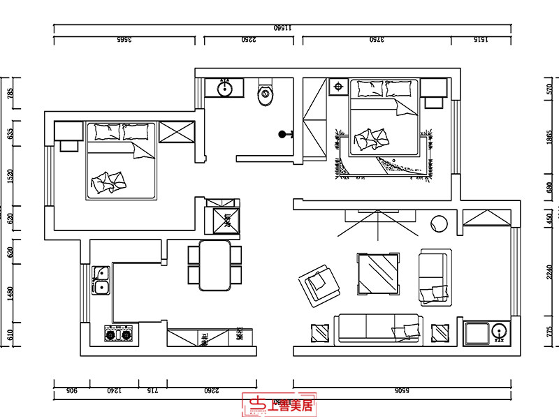 天海譽(yù)天下/96㎡/現(xiàn)代風(fēng)格