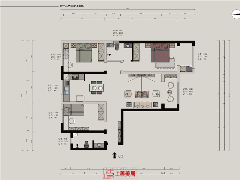 友東小區(qū)/現(xiàn)代/130㎡