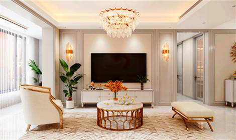 保利時光/130㎡/美式