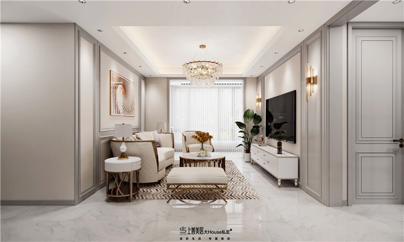 保利時(shí)光/130㎡/美式