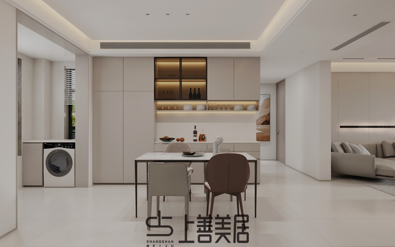 金橋華府138平米奶油風(fēng)裝修設(shè)計(jì)