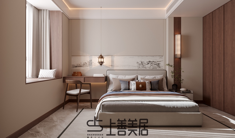 豐瑞苑四室兩廳宋式美學(xué)裝修設(shè)計(jì)