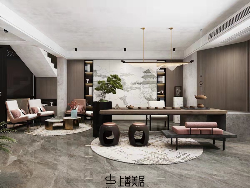 江水西岸500㎡聯(lián)排別墅裝修設計