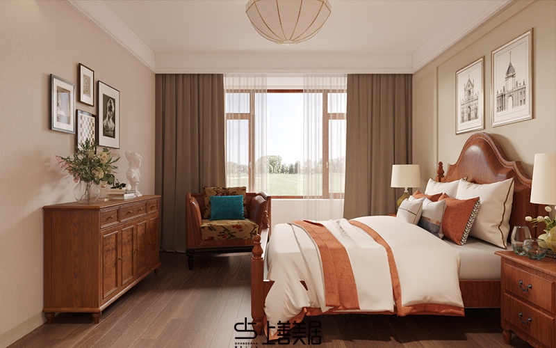 德賢華府160㎡美式裝修案例